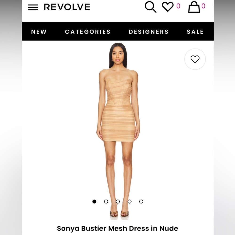 Tan Corset Dress